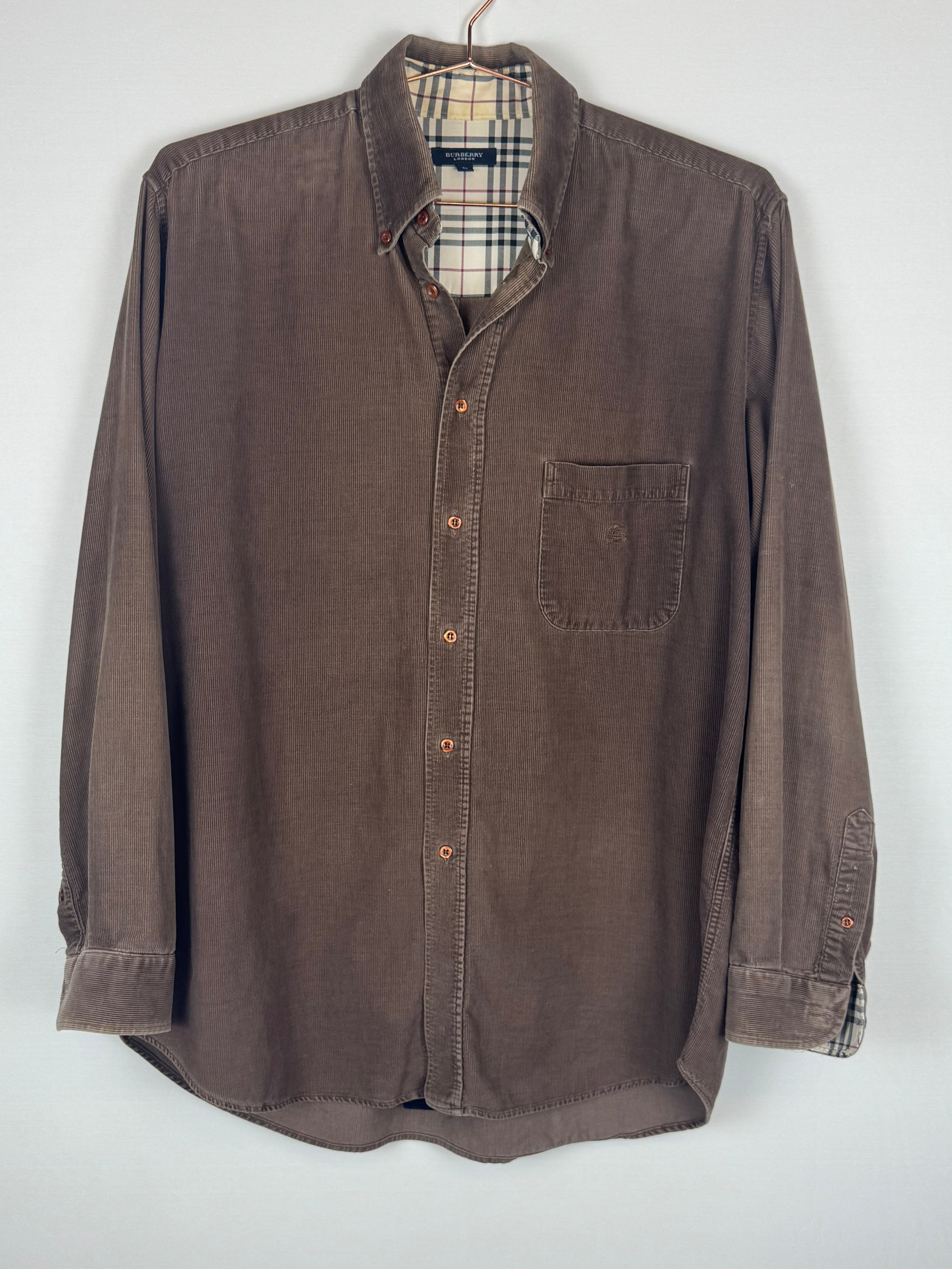 Burberry Brown Corduroy Shirt