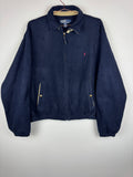 Ralph Lauren Navy Harrington Style Full-Zip Fleece