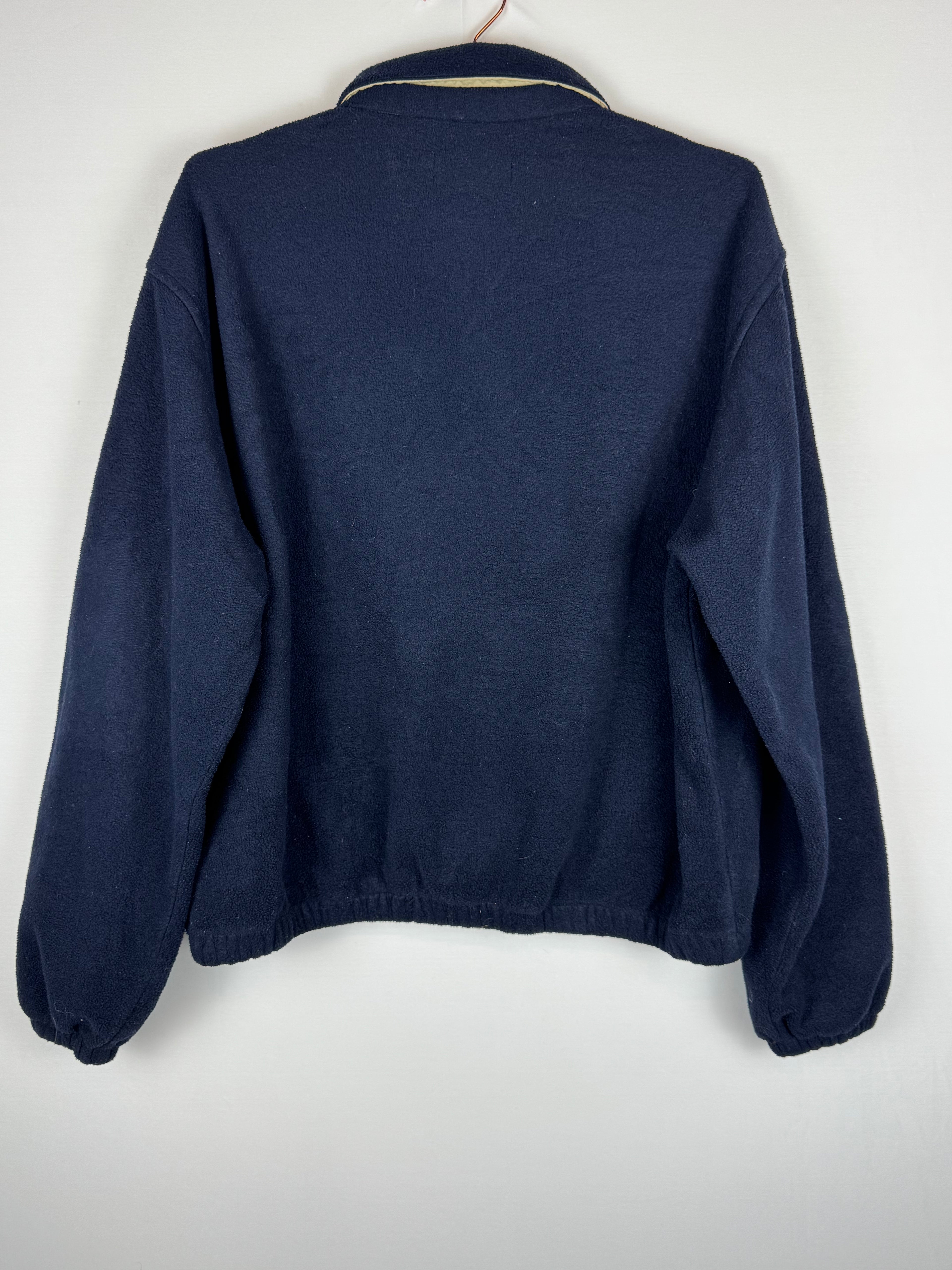Ralph Lauren Navy Harrington Style Full-Zip Fleece