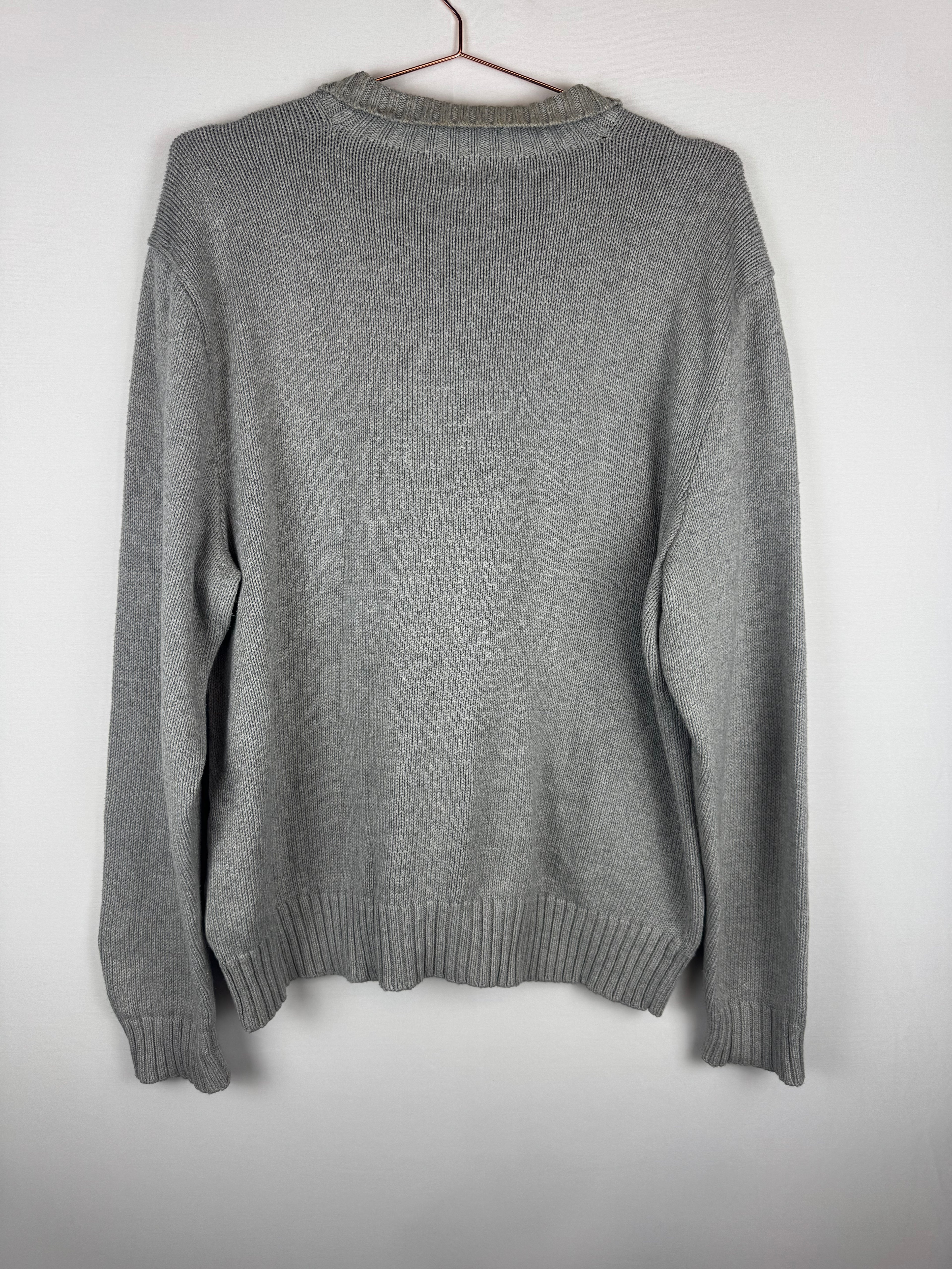 Ralph Lauren Grey Quarter-Zip Jumper