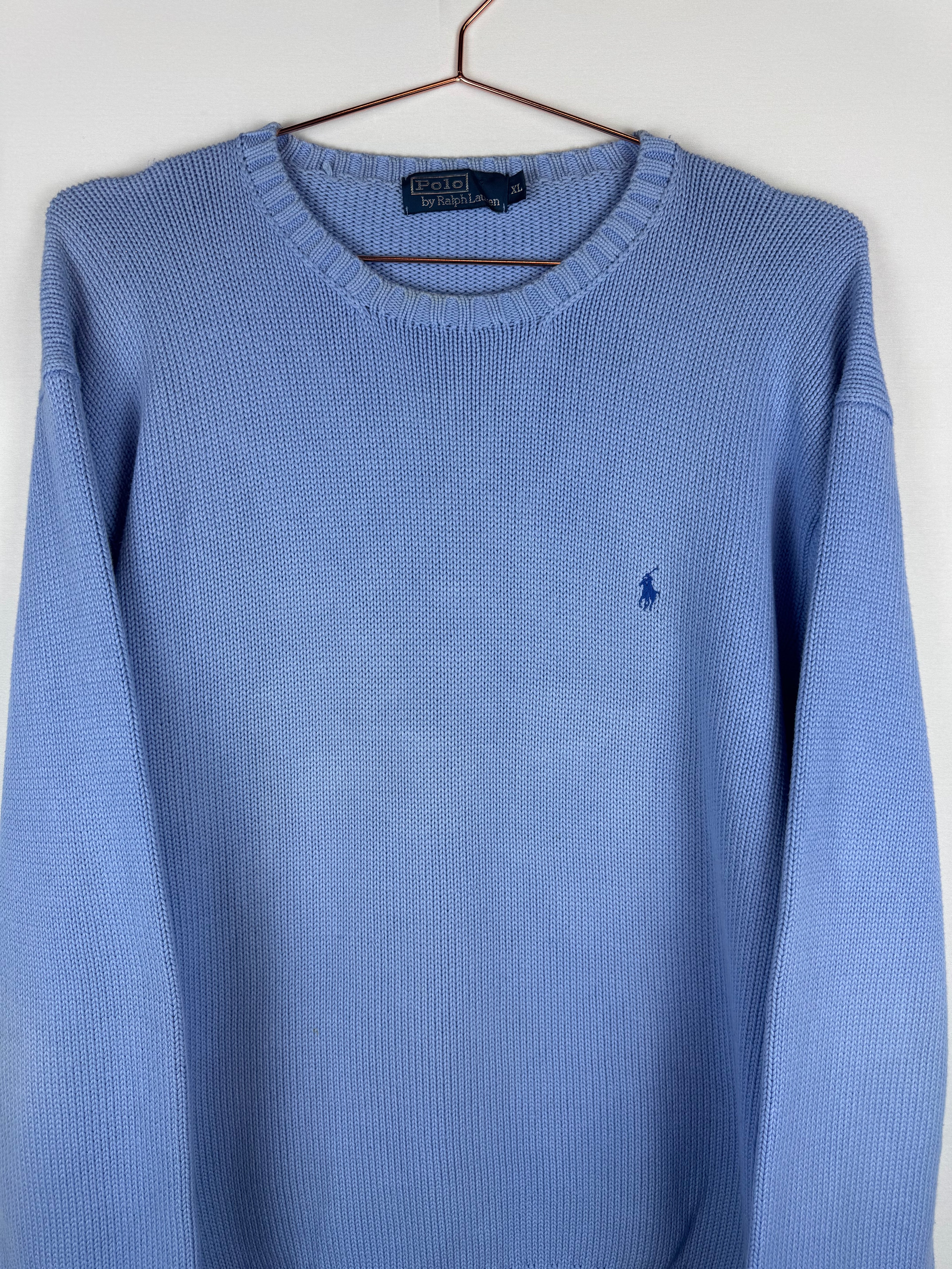 Ralph Lauren Light Blue Knitted Crewneck