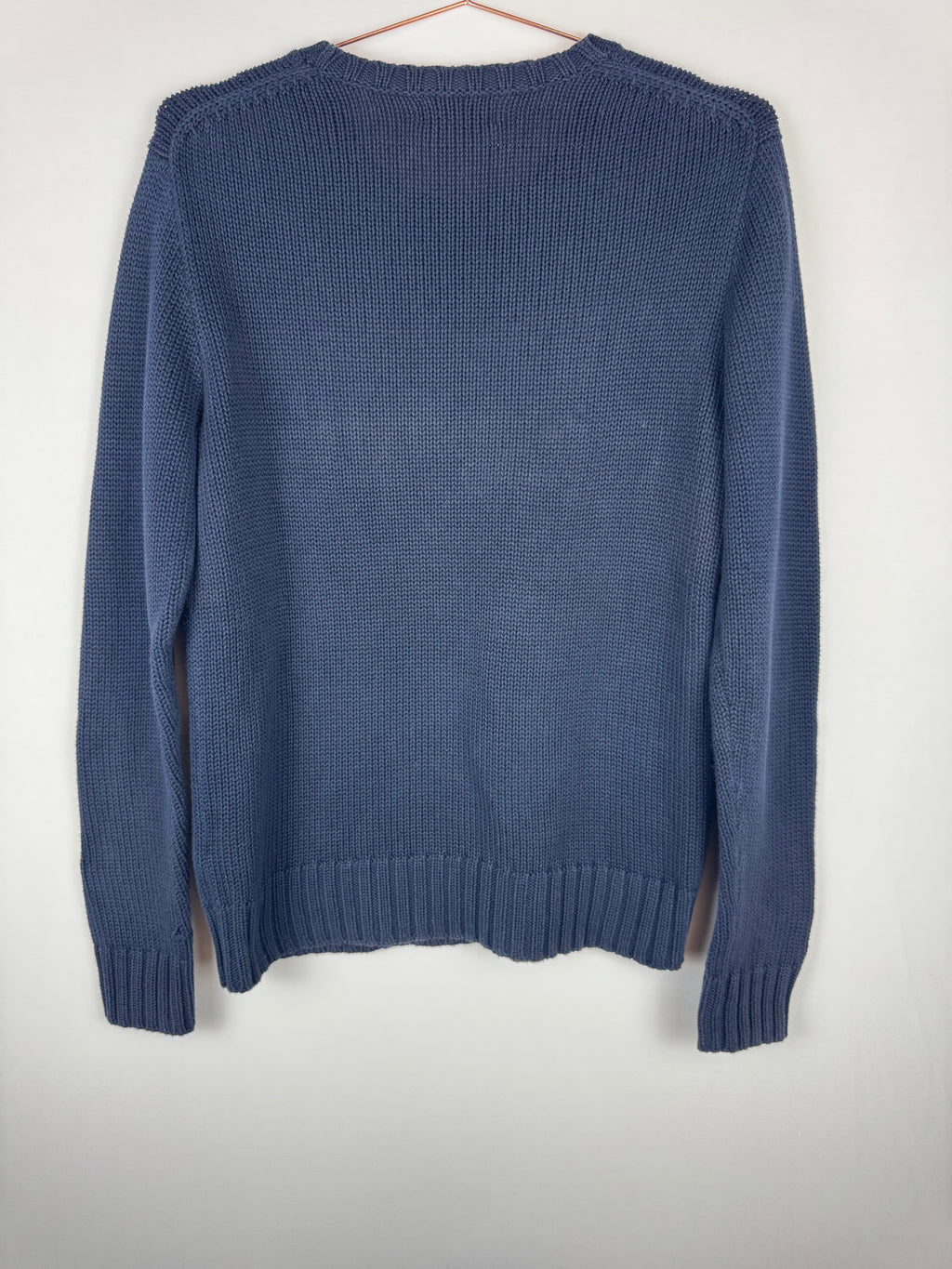 Ralph Lauren Navy Blue American Flag Knitted Jumper