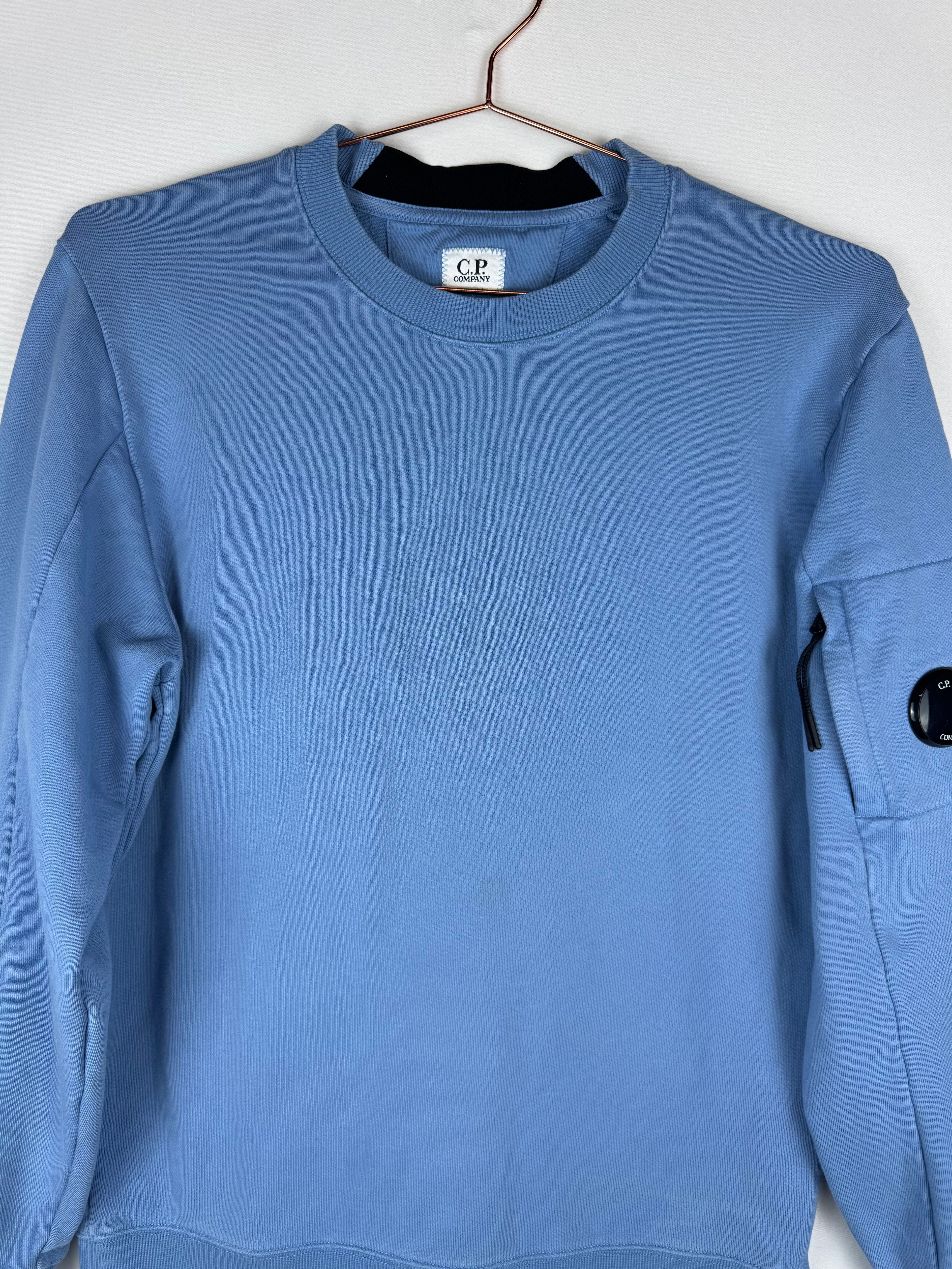 C.P. Company Light Blue Crewneck Sweatshirt