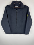 Stone Island Black Full-Zip Knitted Jumper