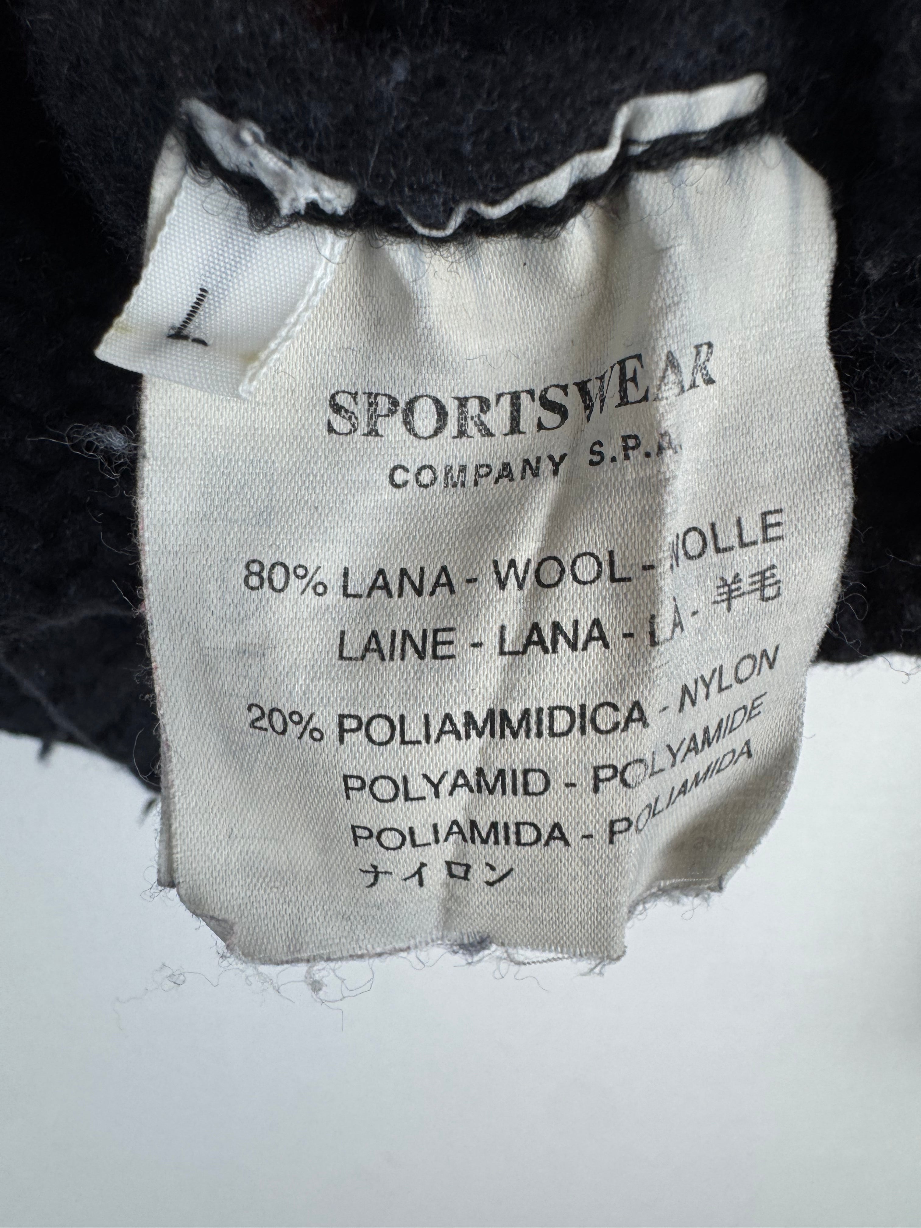 Stone Island Black Full-Zip Knitted Jumper