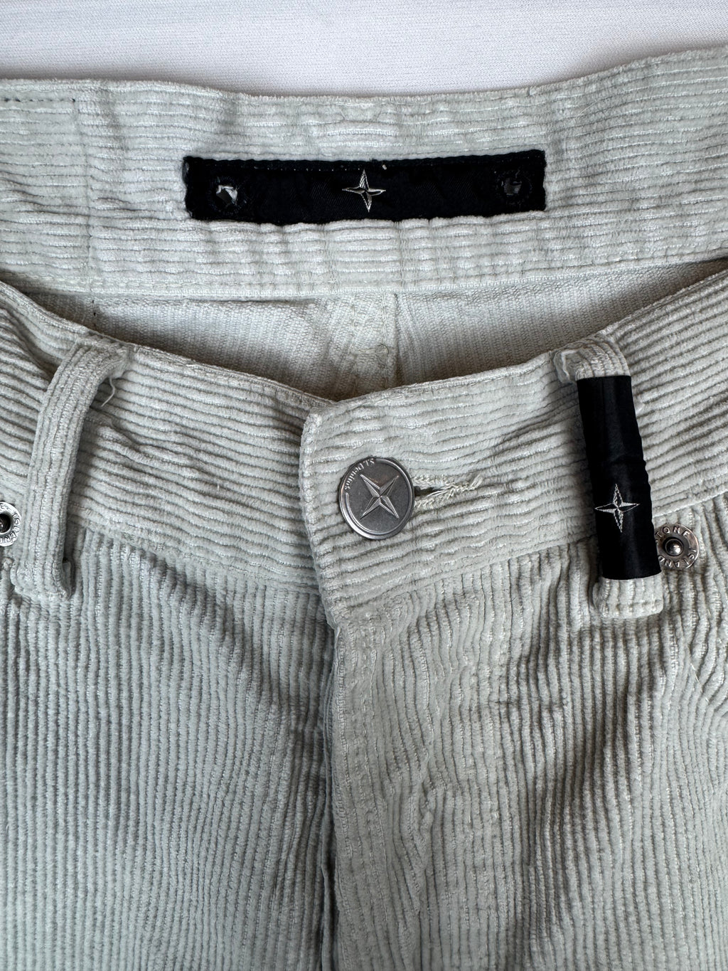 Stone Island Cream Corduroy Trousers size 32