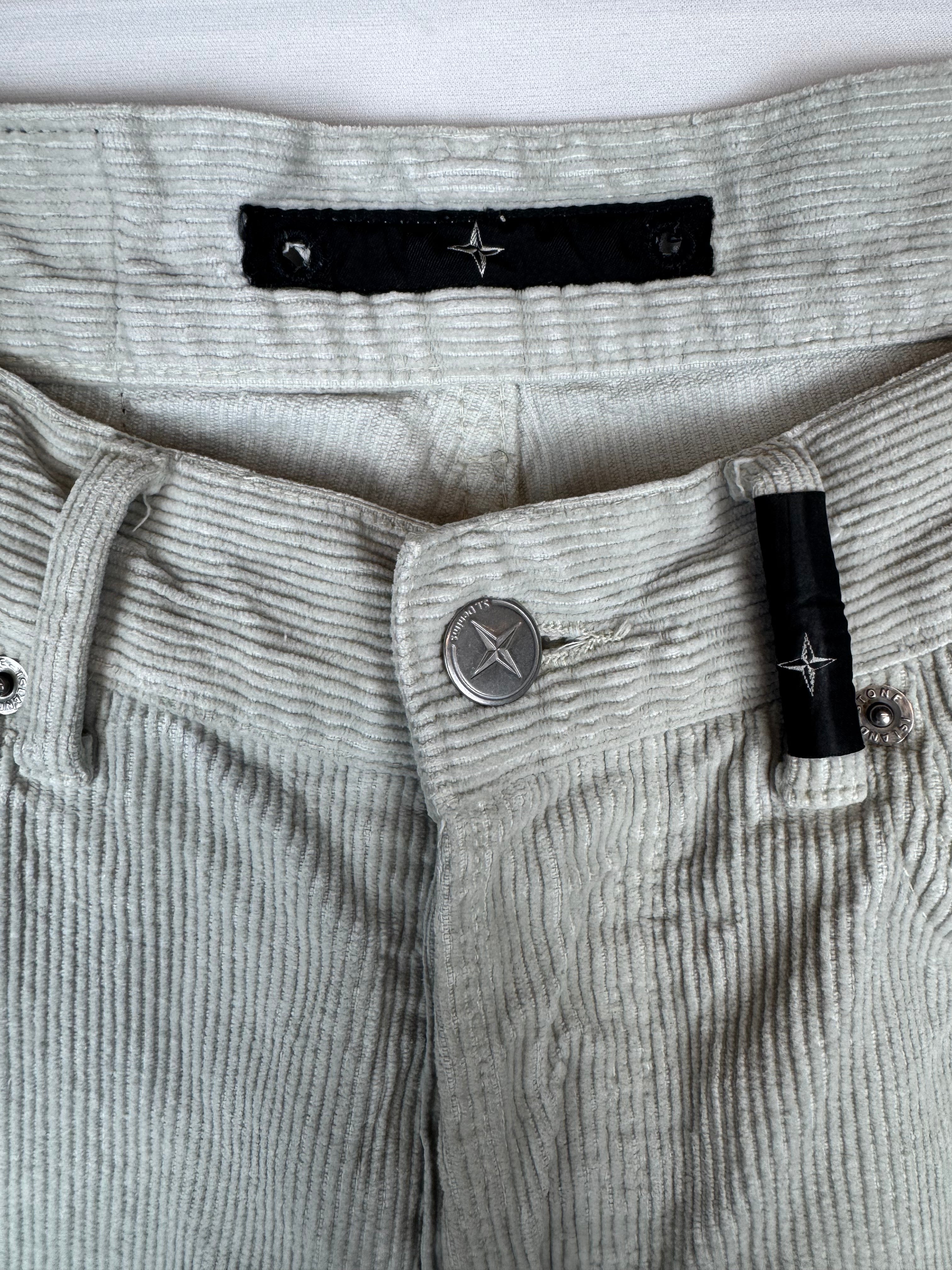 Stone Island Cream Corduroy Trousers size 32
