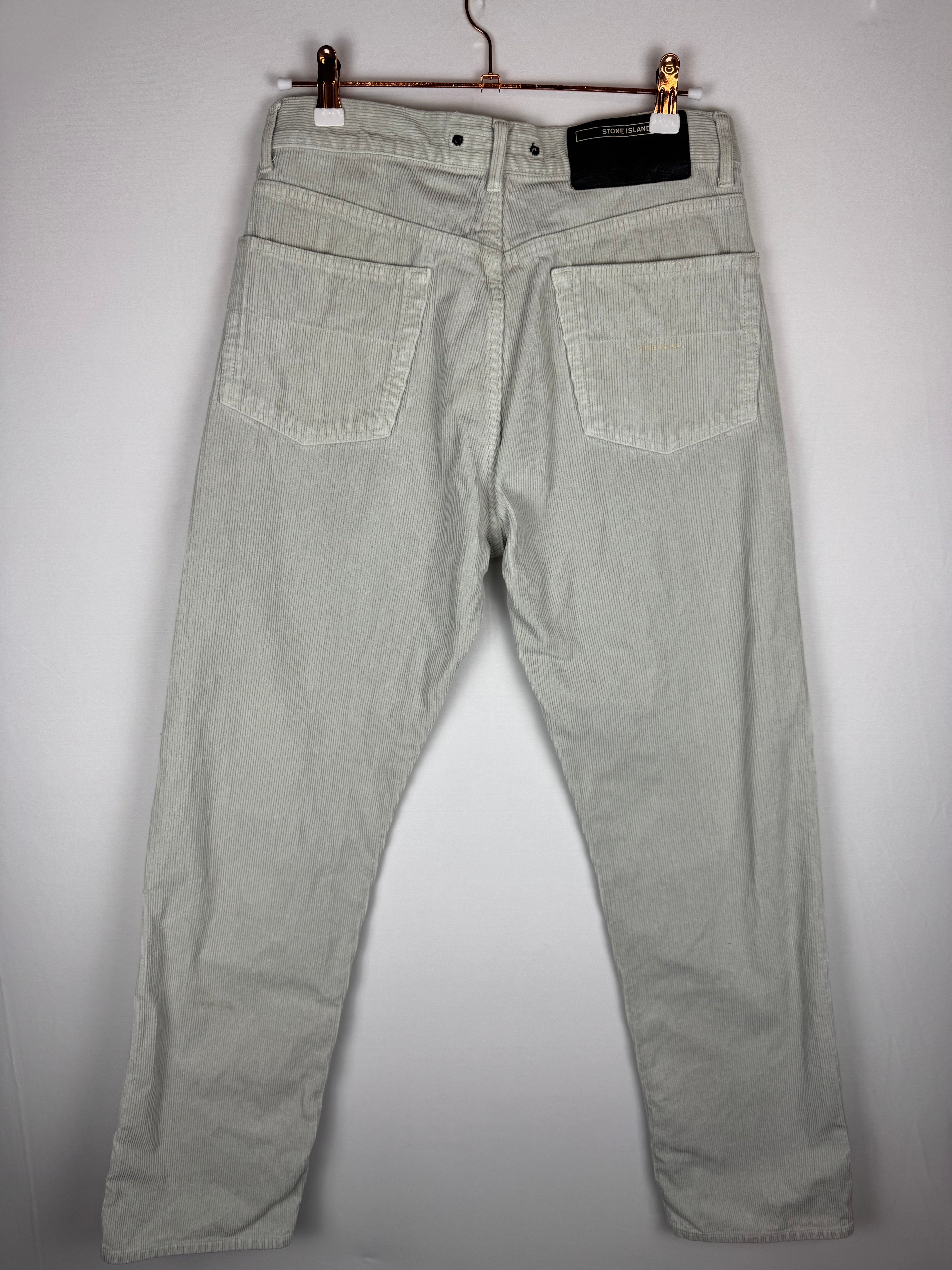 Stone Island Cream Corduroy Trousers size 32