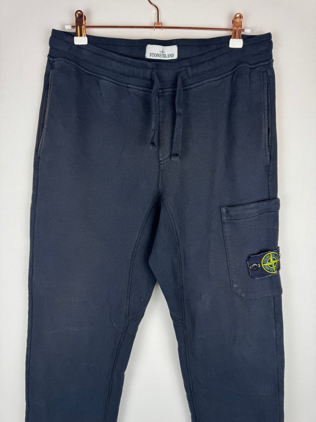 Stone Island Navy Cargo Joggers size Medium.