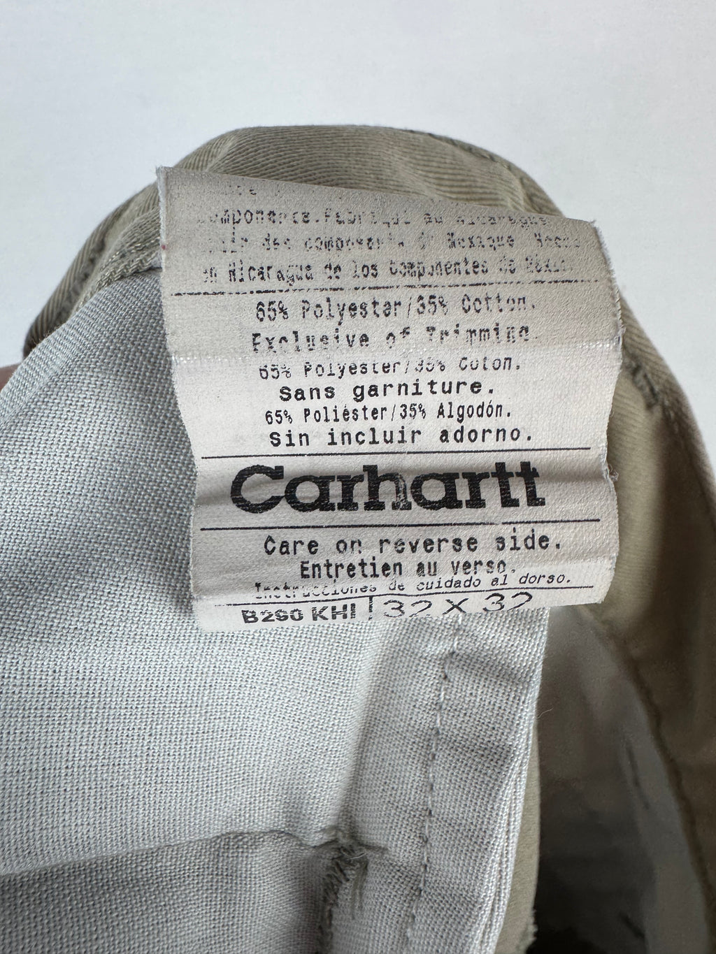 Carharrt Beige Chino's 32x32