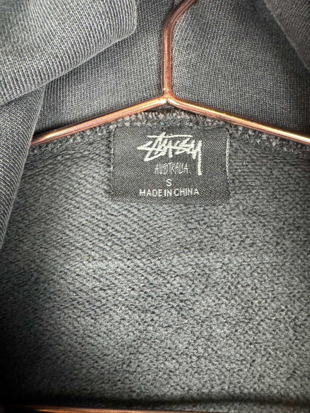 Stussy Washed Black Hoodie