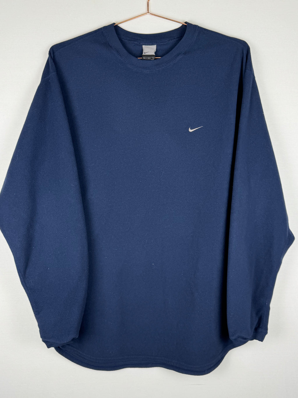 Navy Nike 90s Crewneck Fleece