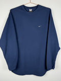 Navy Nike 90s Crewneck Fleece