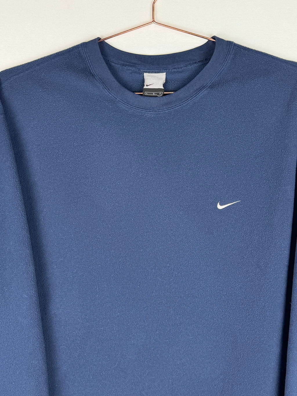Navy Nike 90s Crewneck Fleece