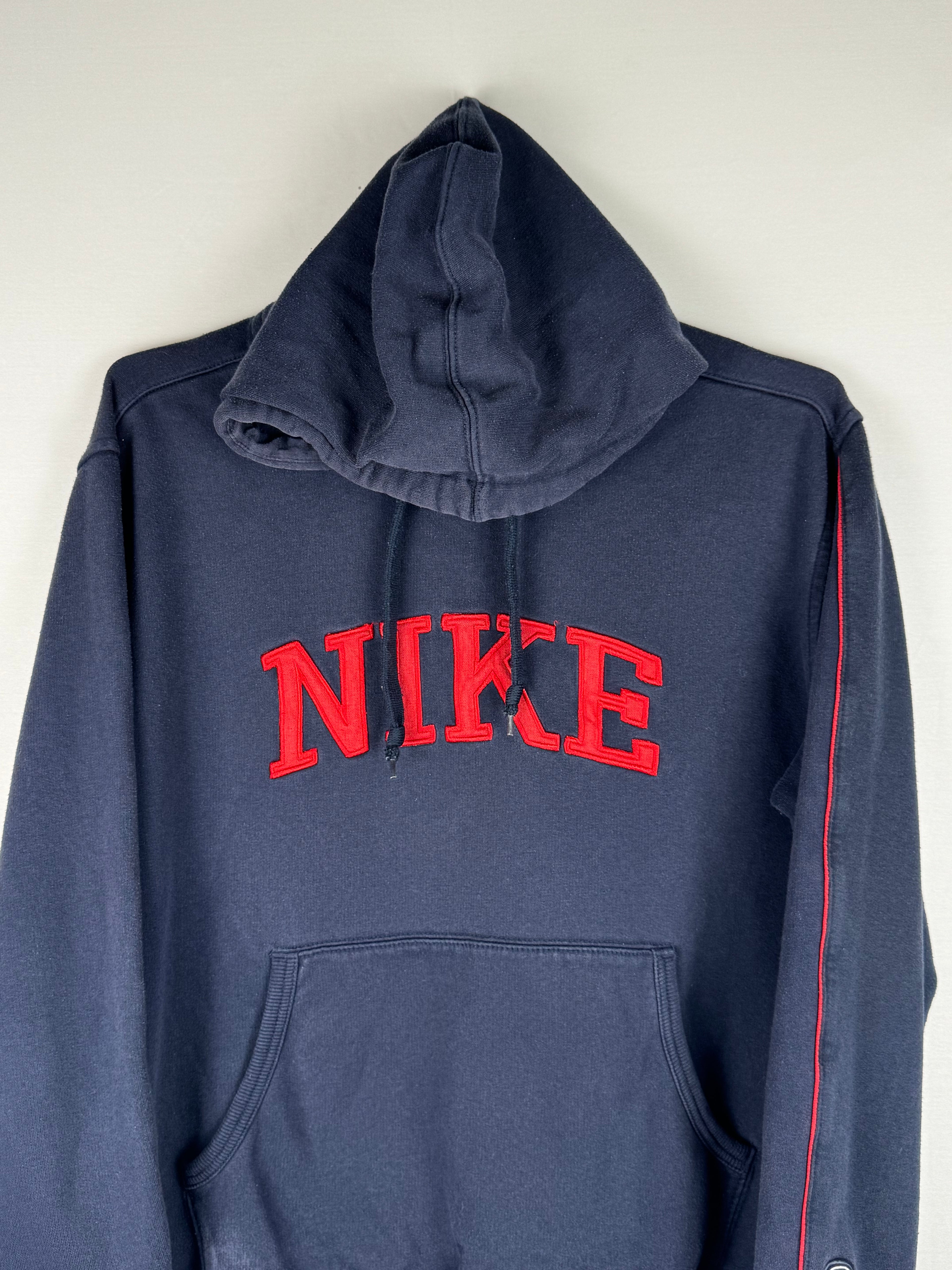 Early 2000s Nike Hoodie in Navy Blue