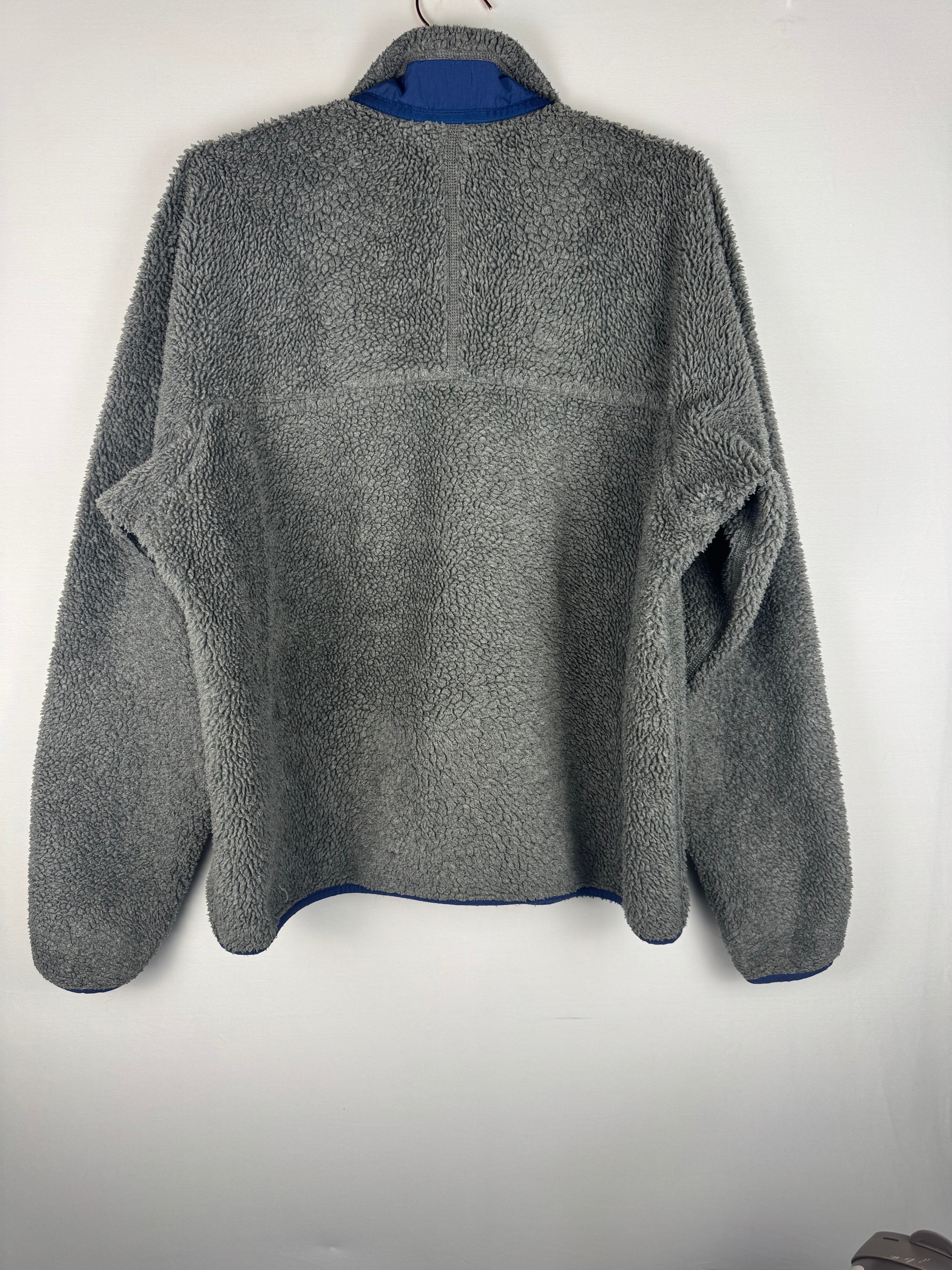 Grey Patagonia Sherpa Full-Zip Fleece
