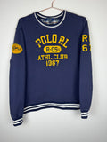 Ralph Lauren Navy Blue Athletic Club Graphic Sweatshirt
