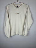 2000s Nike Cream Centre Swoosh Sweatshirt