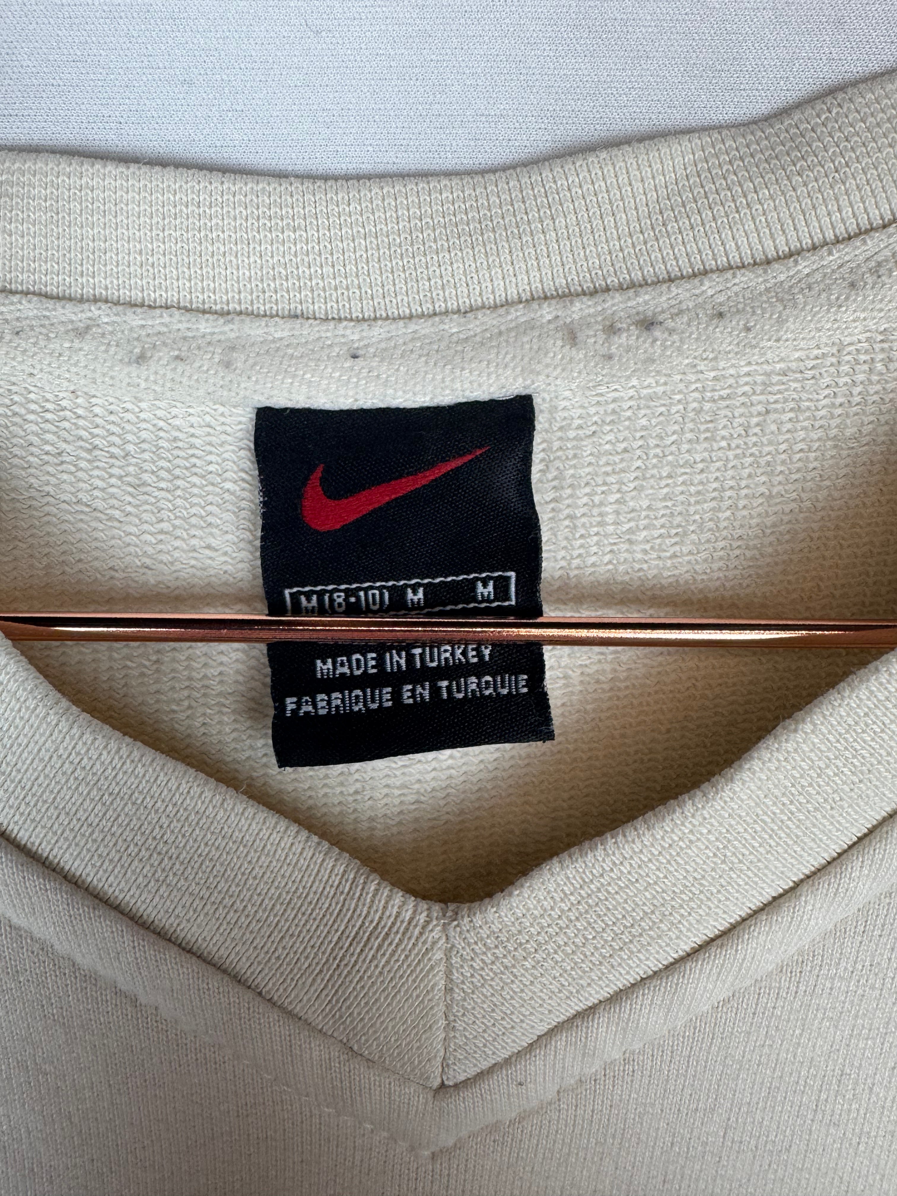 2000s Nike Cream Centre Swoosh Sweatshirt
