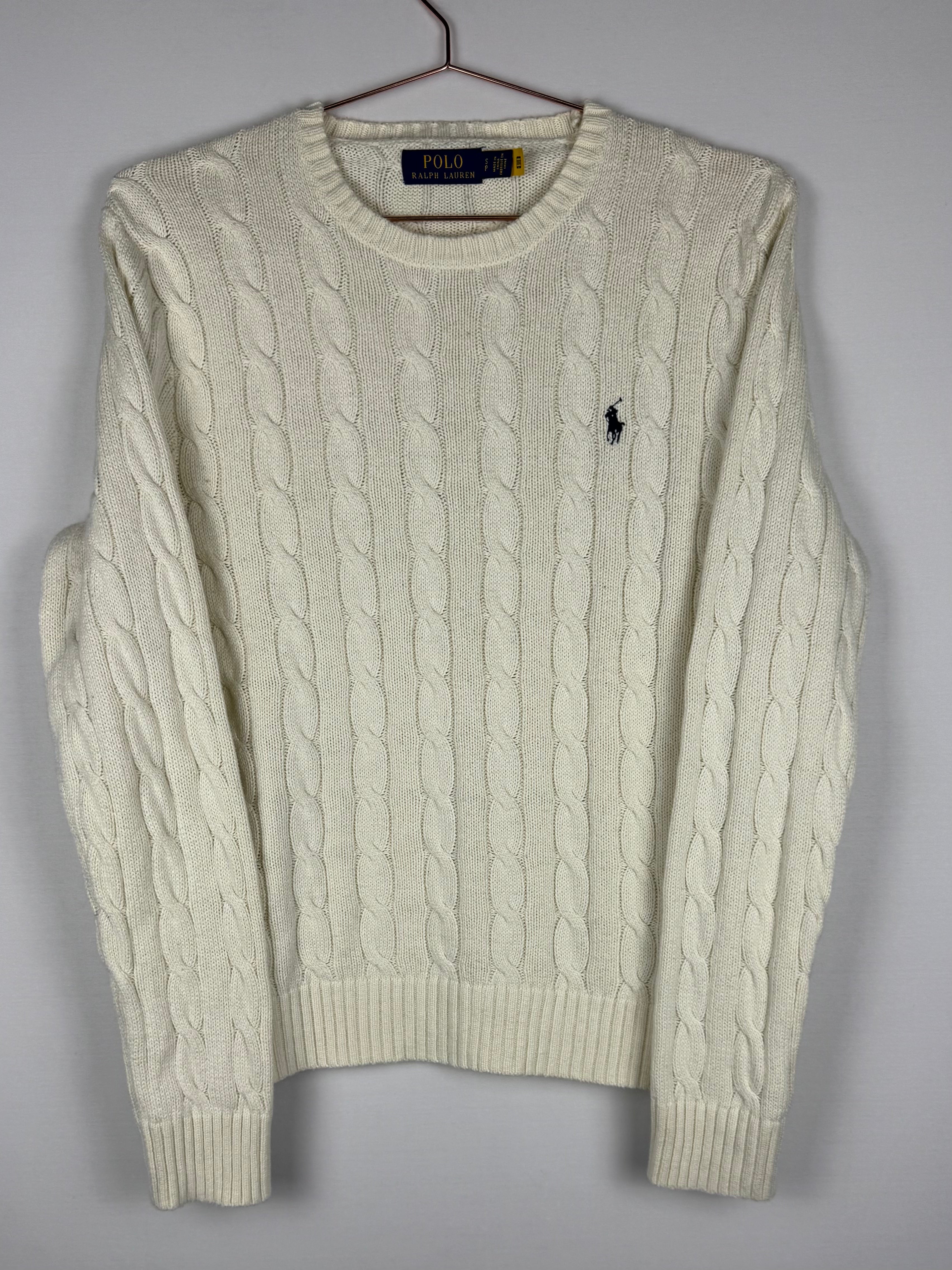Ralph Lauren Cream Cable Knitted Jumper