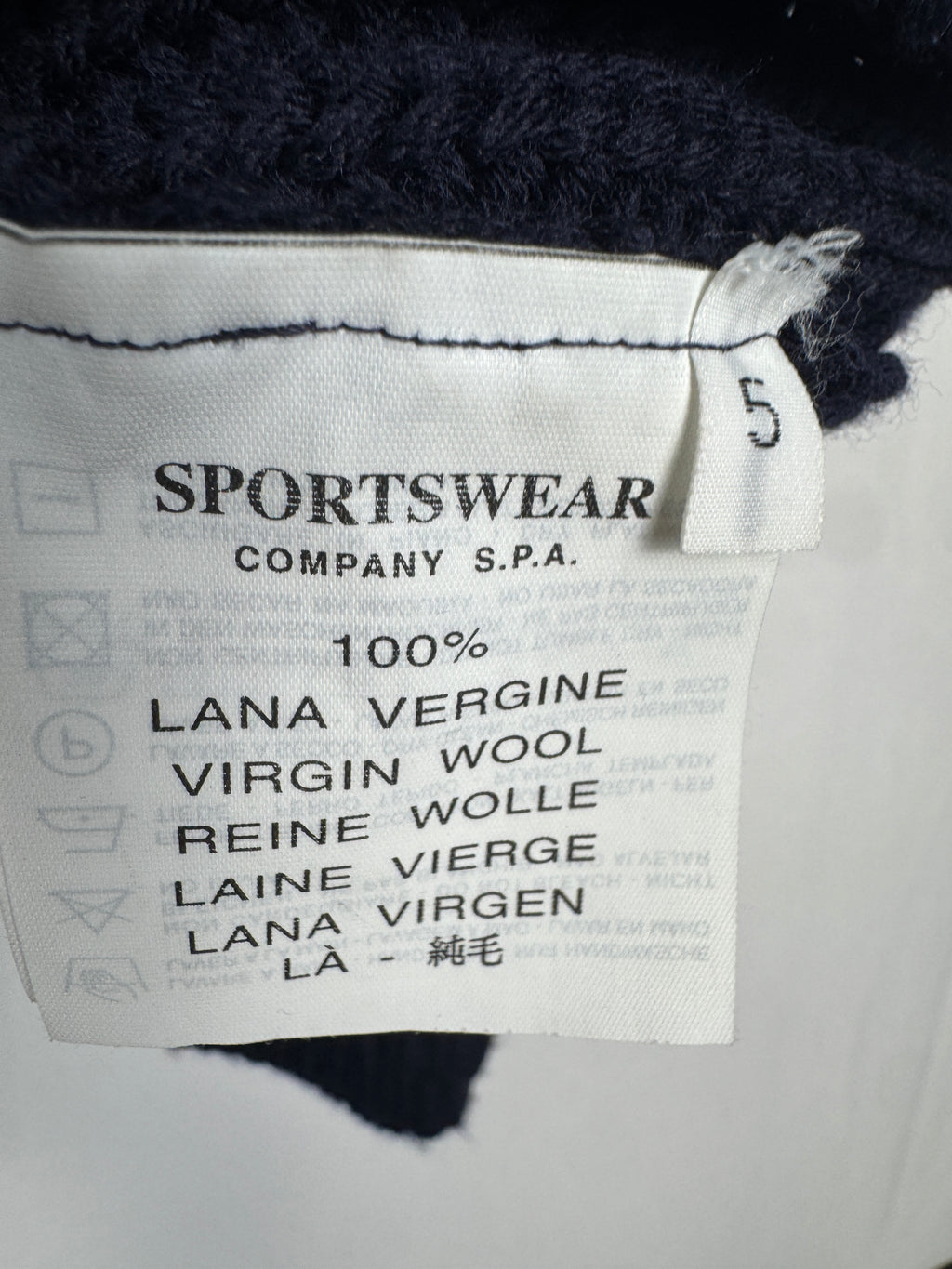 C.P. Company Navy Heavy Knitted Jumper