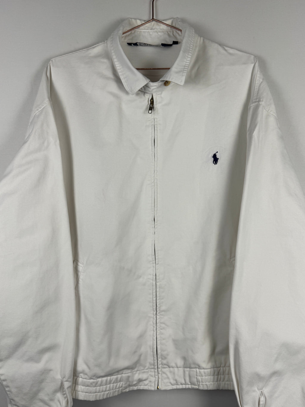 Ralph Lauren White Zip-up Jacket
