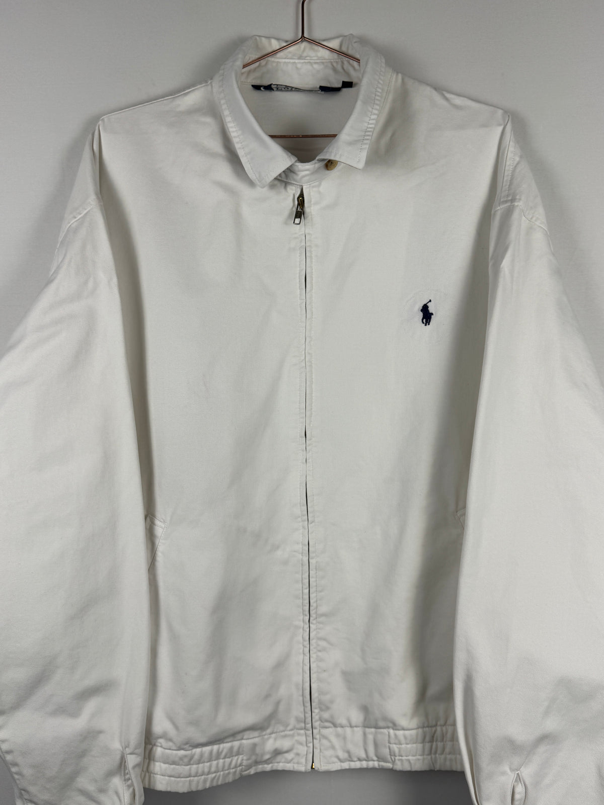 Ralph Lauren White Zip-up Jacket