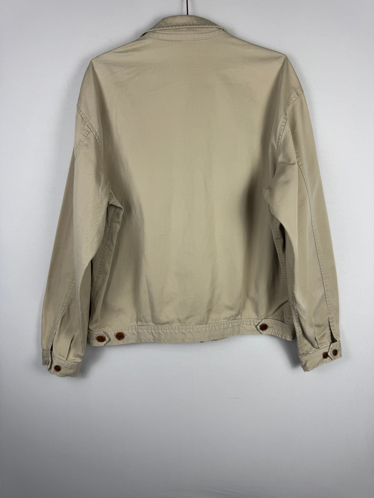 Vintage 1990s/1980s Ralph Lauren Beige Zip-up Jacket