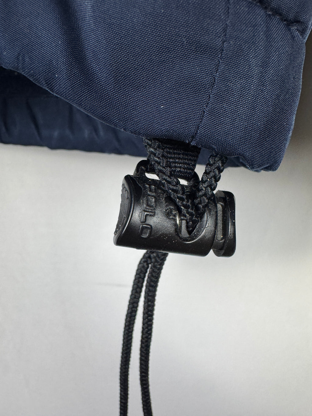 Ralph Lauren Navy Stowaway Hooded Zip-Up Jacket