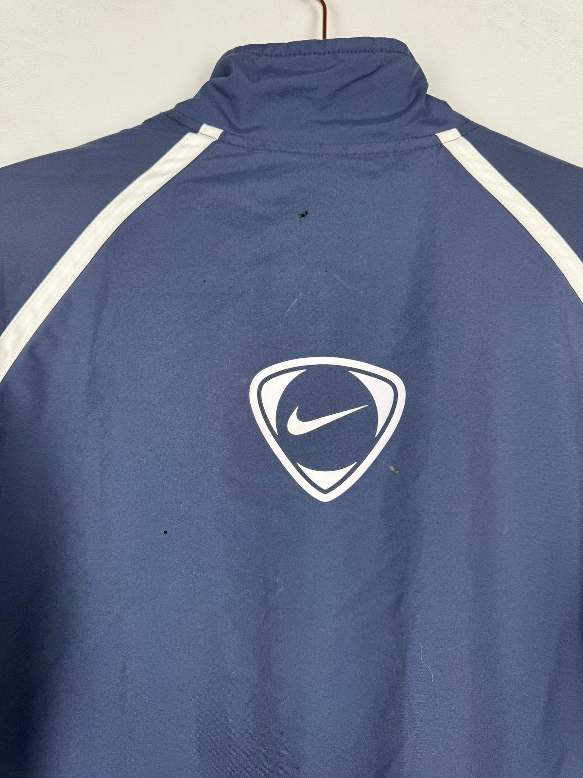 Nike Vintage Navy/Red Reversible Quarter-Zip Jacket in size Medium.