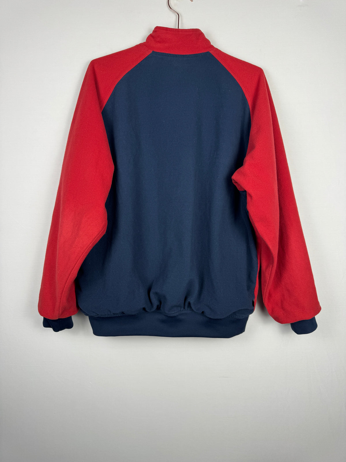 Nike Vintage Navy/Red Reversible Quarter-Zip Jacket in size Medium.