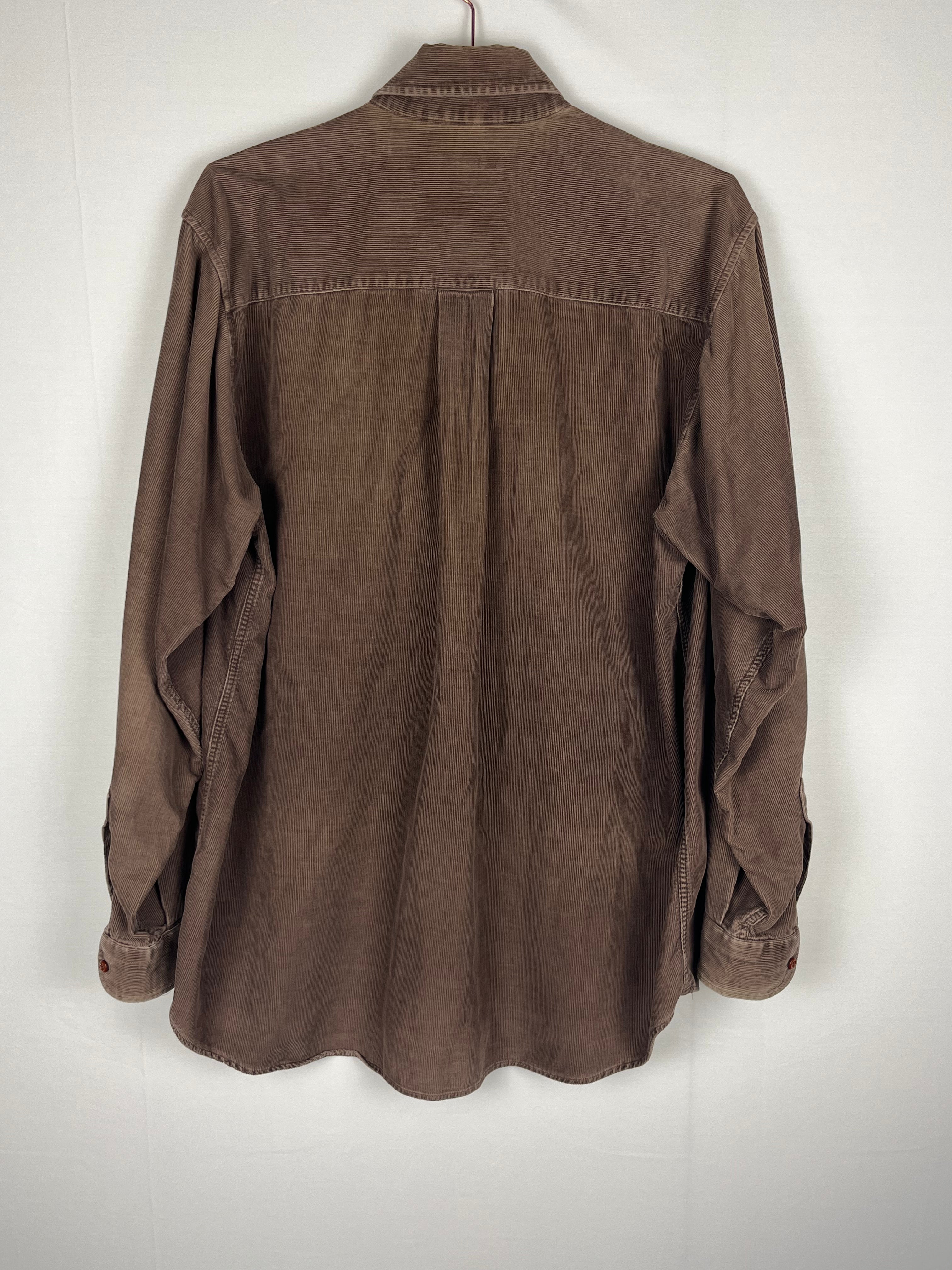 Burberry Brown Corduroy Shirt