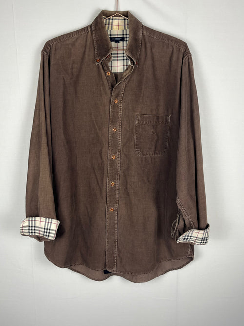 Burberry Brown Corduroy Shirt