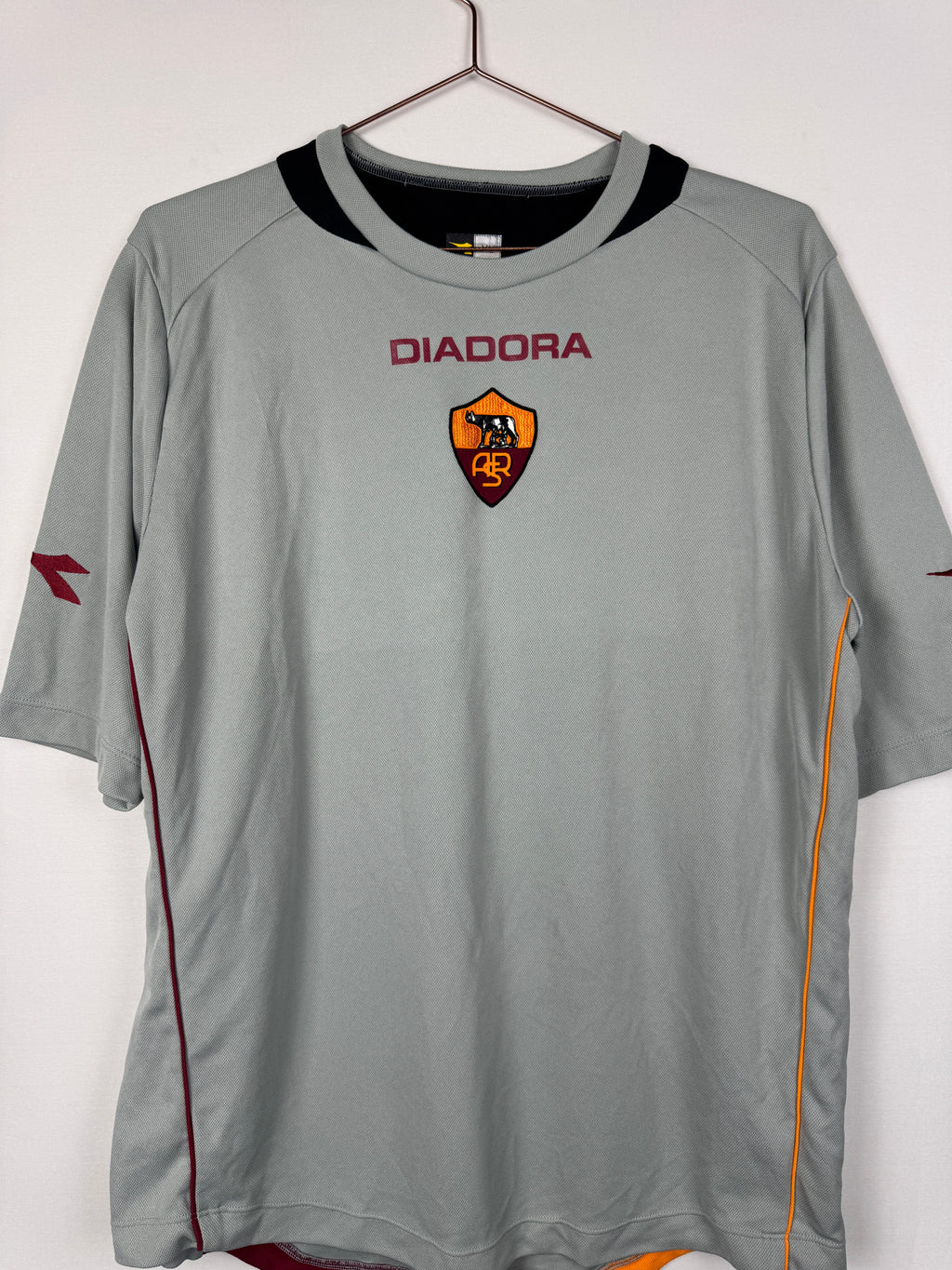 Vintage 2006/2007 Grey AS Roma Third Shirt