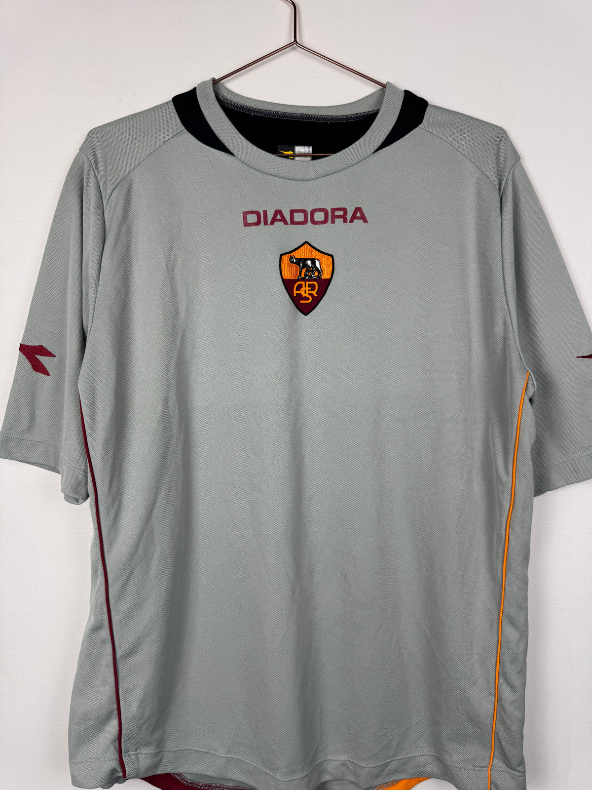Vintage 2006/2007 Grey AS Roma Third Shirt
