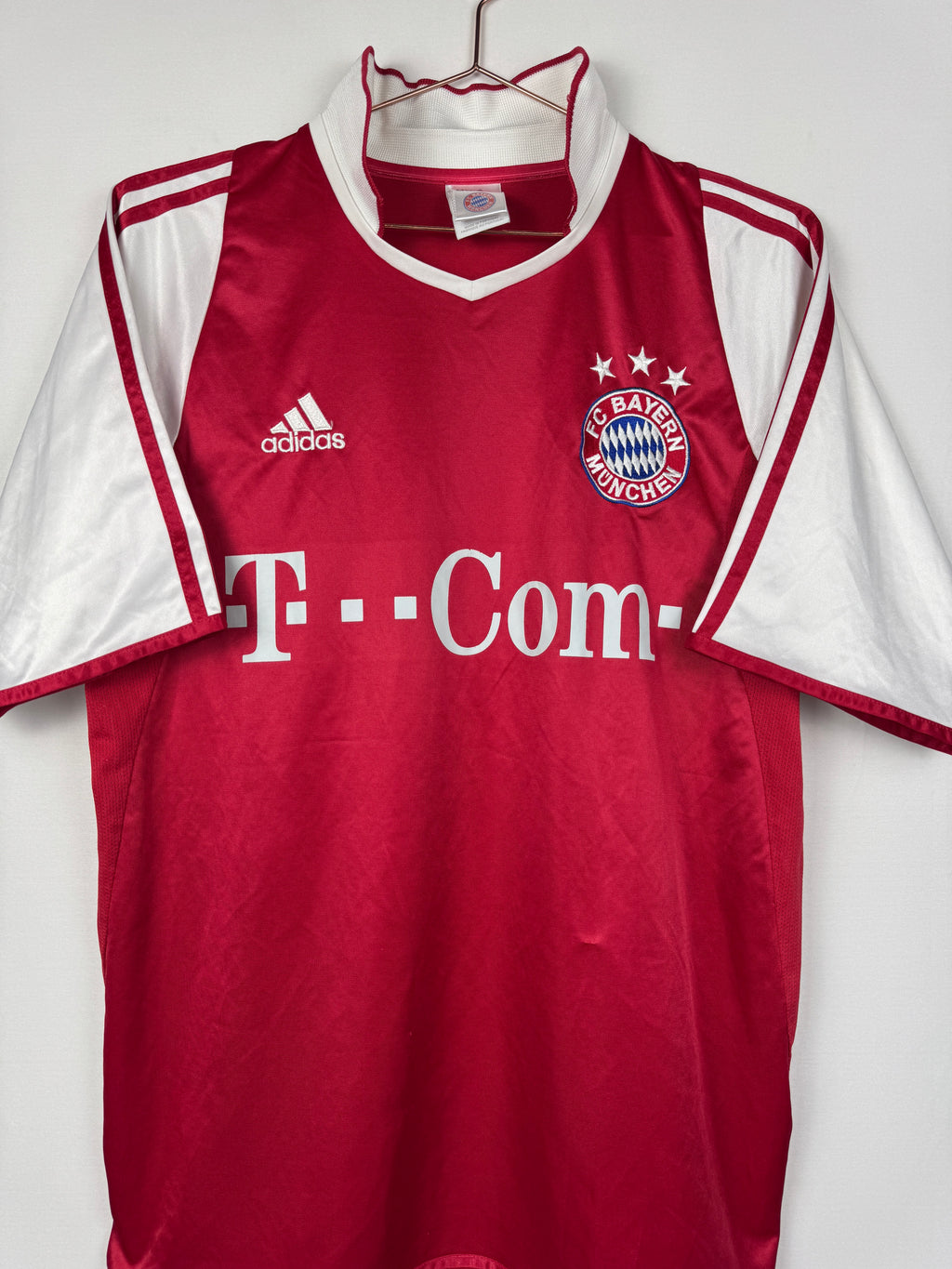 2004/05 Vintage Red/White FC Bayern Munich Home Shirt