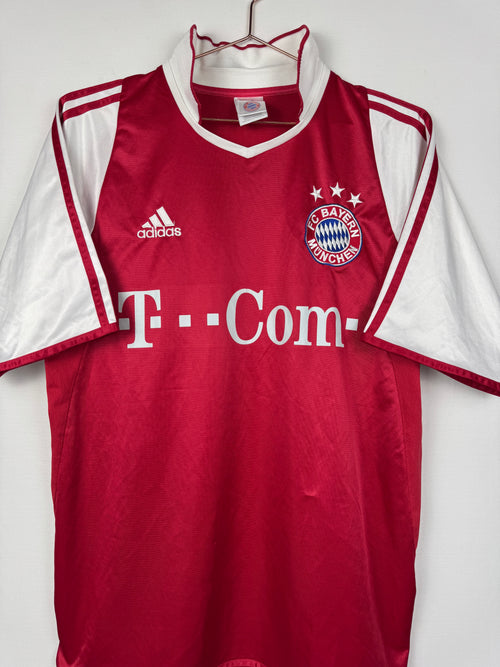 2004/05 Vintage Red/White FC Bayern Munich Home Shirt