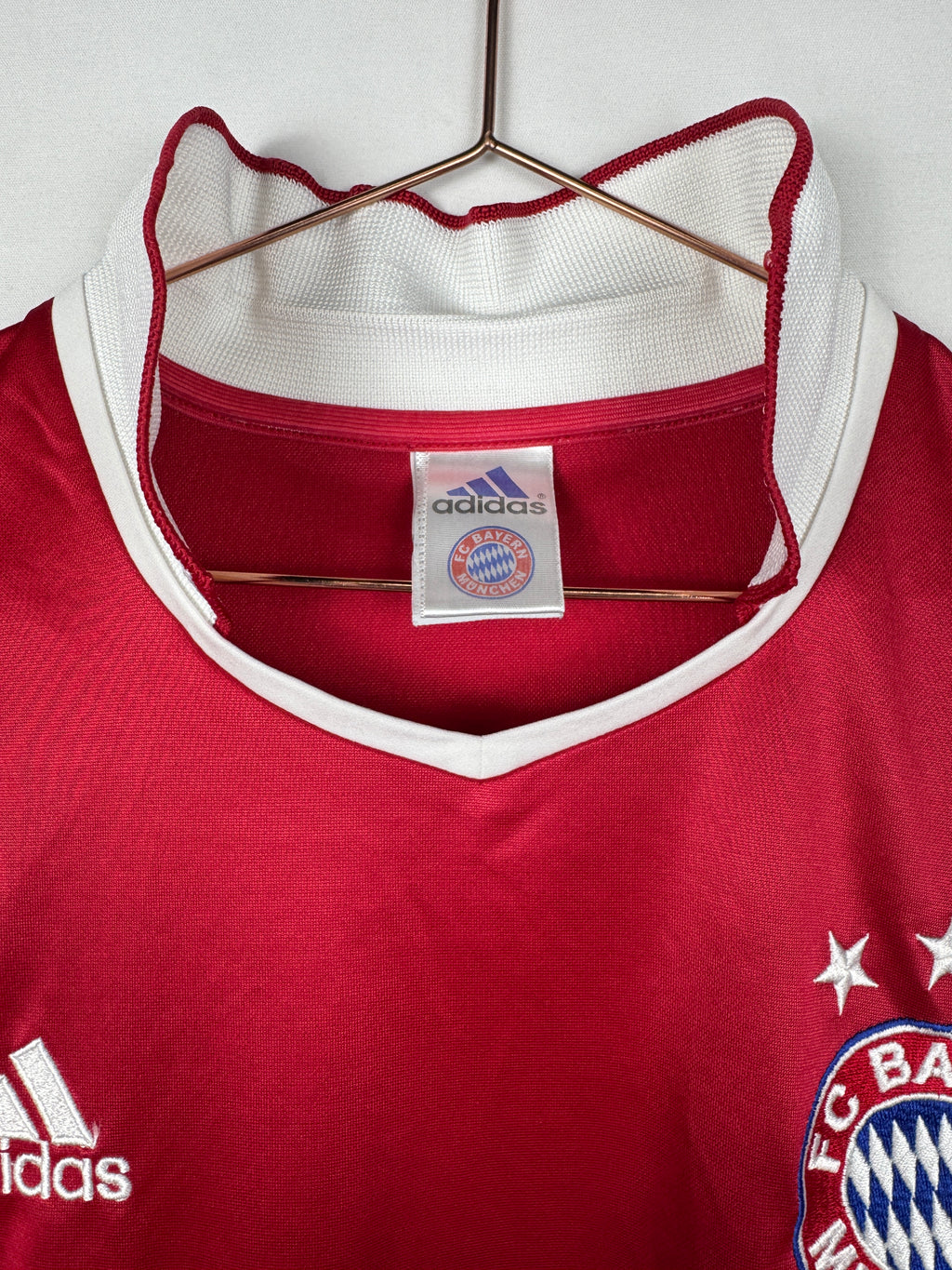 2004/05 Vintage Red/White FC Bayern Munich Home Shirt