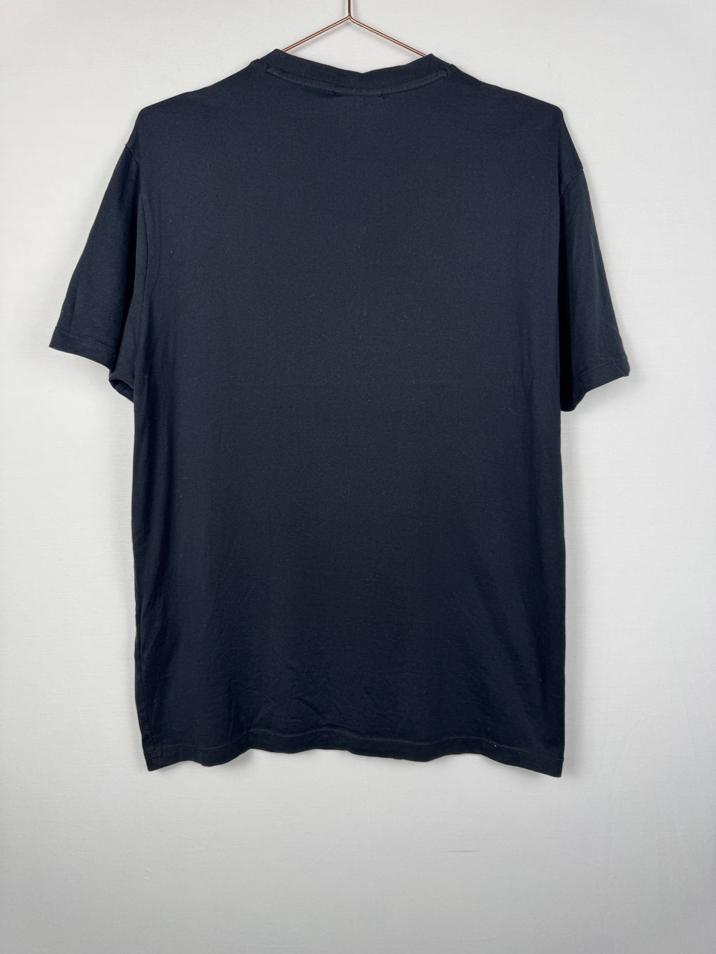Emporio Armani Monochrome Black New York Skyline Graphic T-Shirt