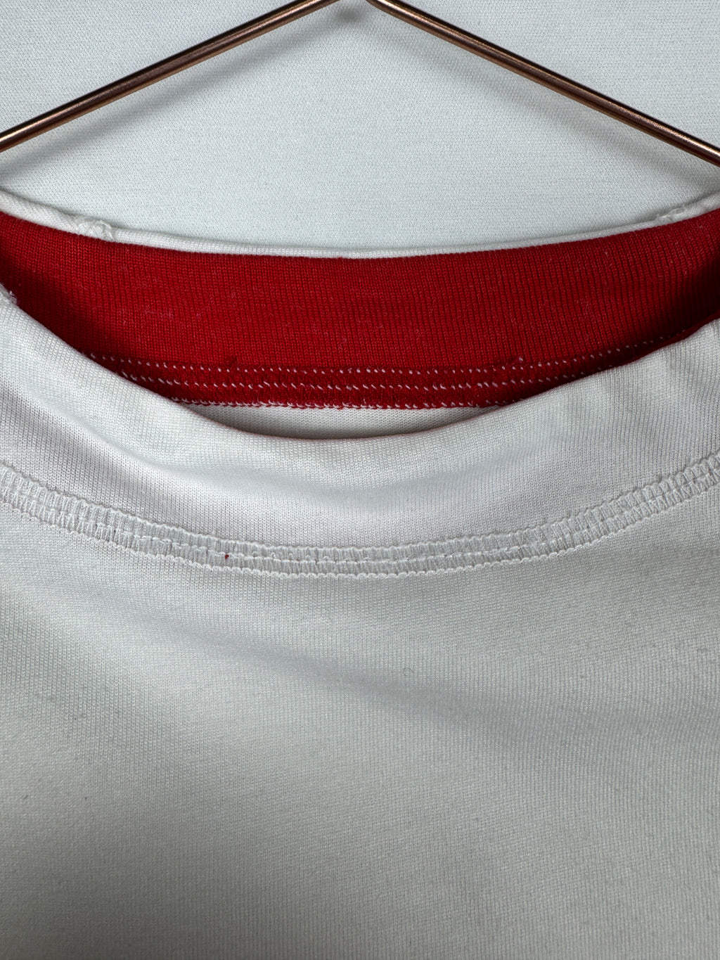 Prada Sport White Linea Rossa Raglan T-Shirt