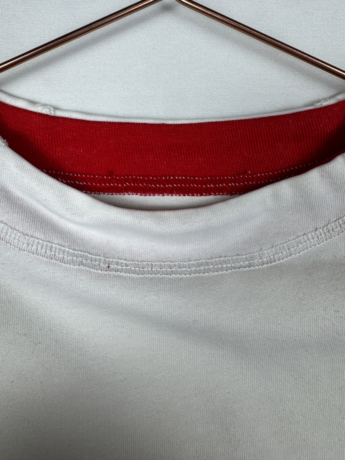 Prada Sport White Linea Rossa Raglan T-Shirt