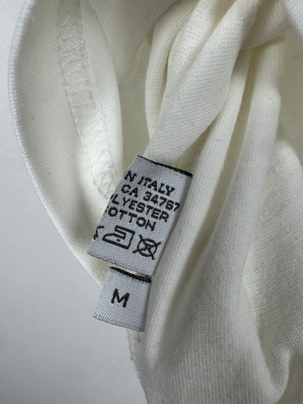 Prada Sport White Linea Rossa Raglan T-Shirt