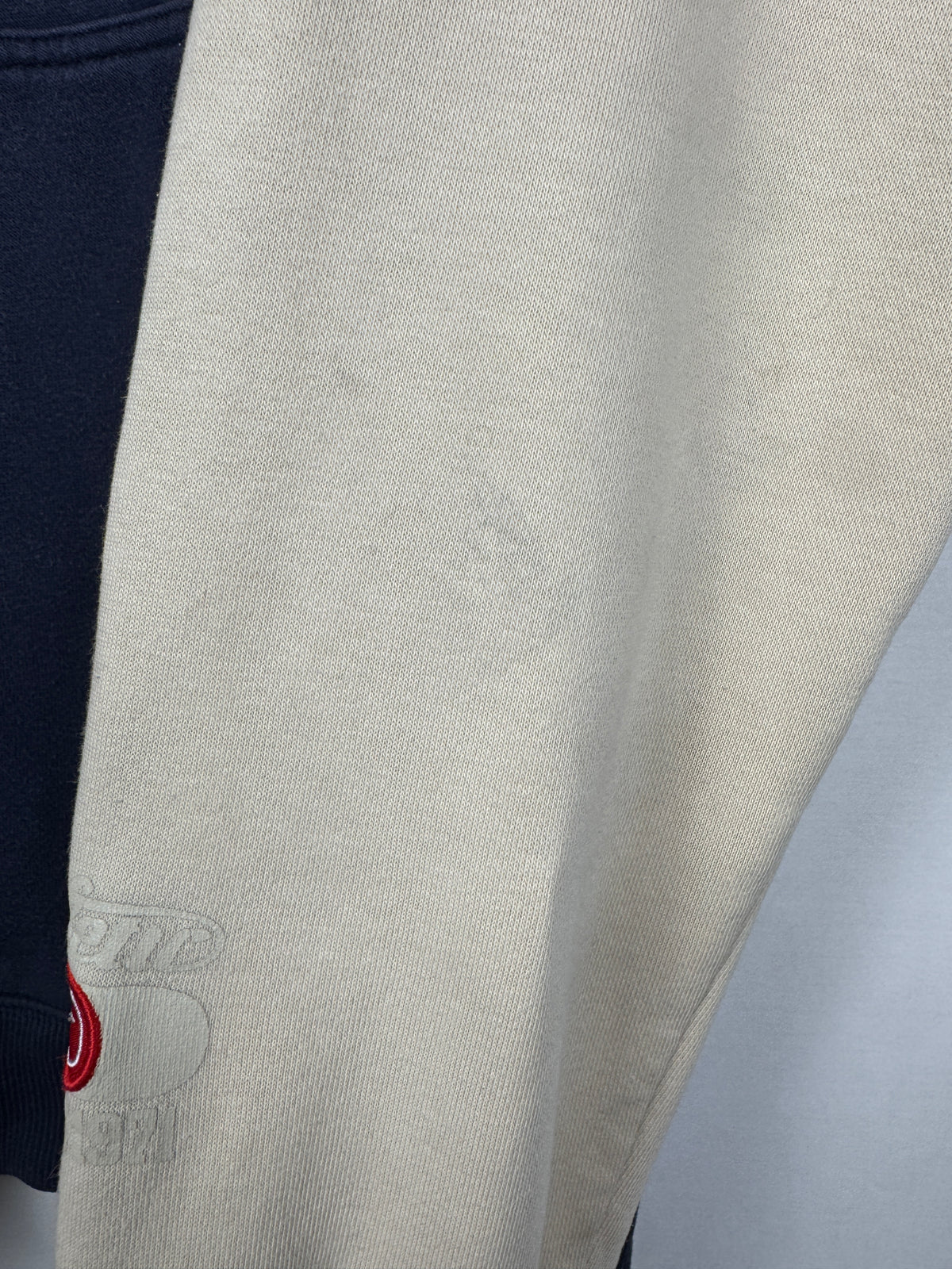 Nike Vintage Navy/Cream Spellout Hooded Jumper
