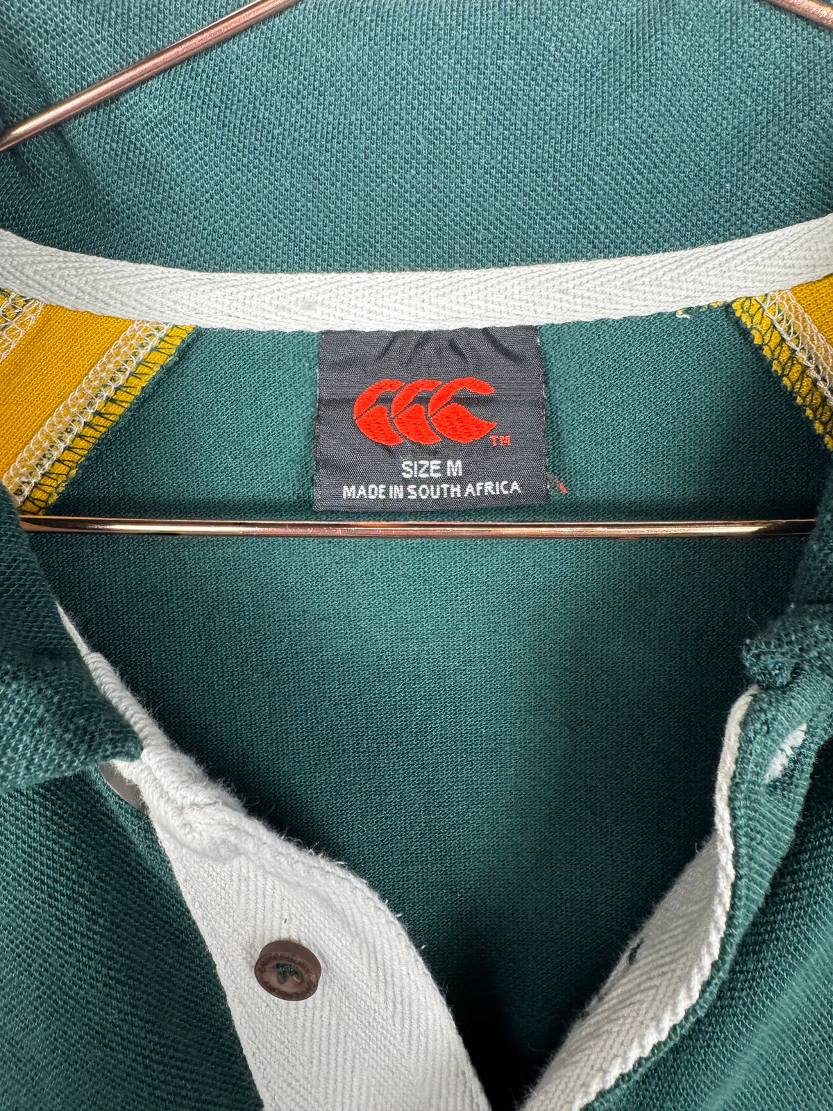 Vintage Canterbury 2007 Green/Gold South Africa Rugby Shirt