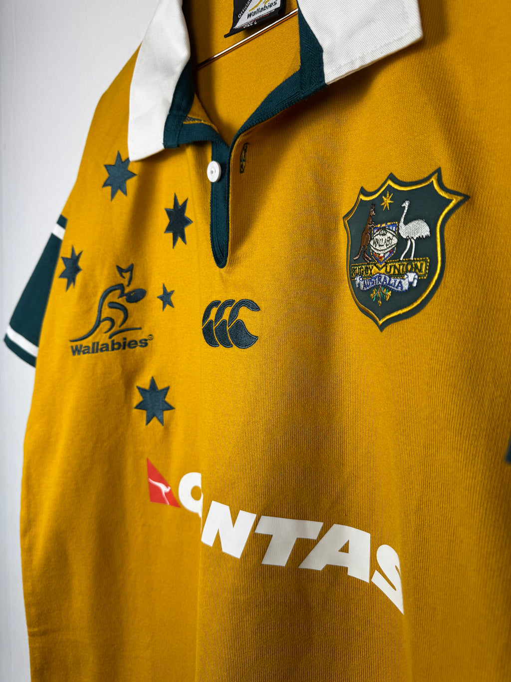 Canterbury 2004 Vintage Yellow/Green Australia Wallabies Rugby