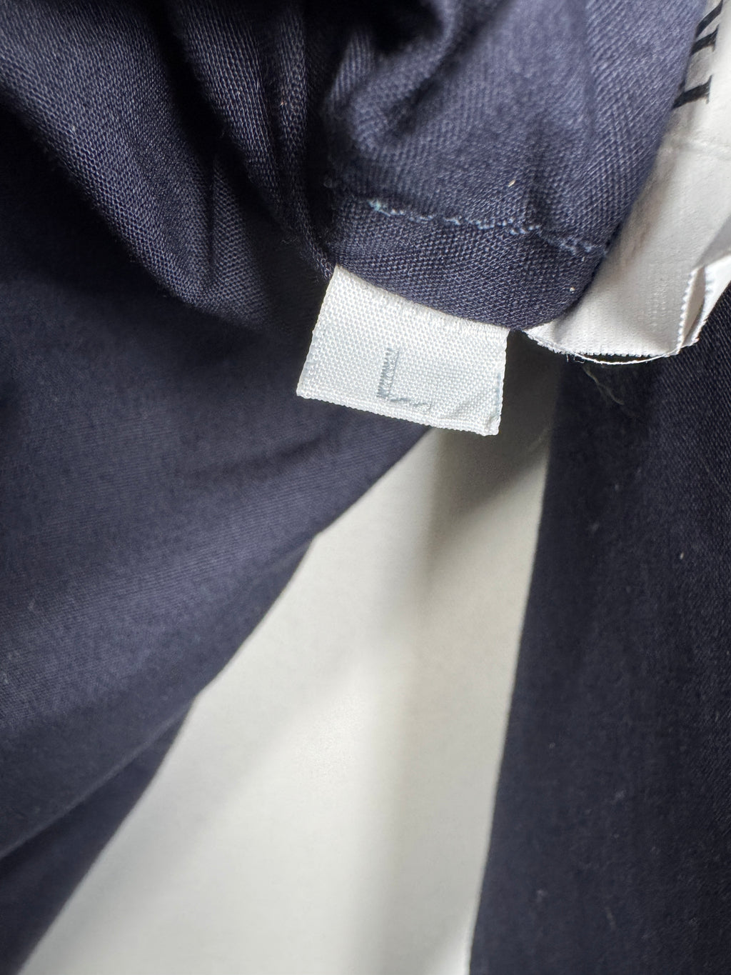 Prada Vintage Navy Blue Linea Rossa Long-Sleeve Shirt