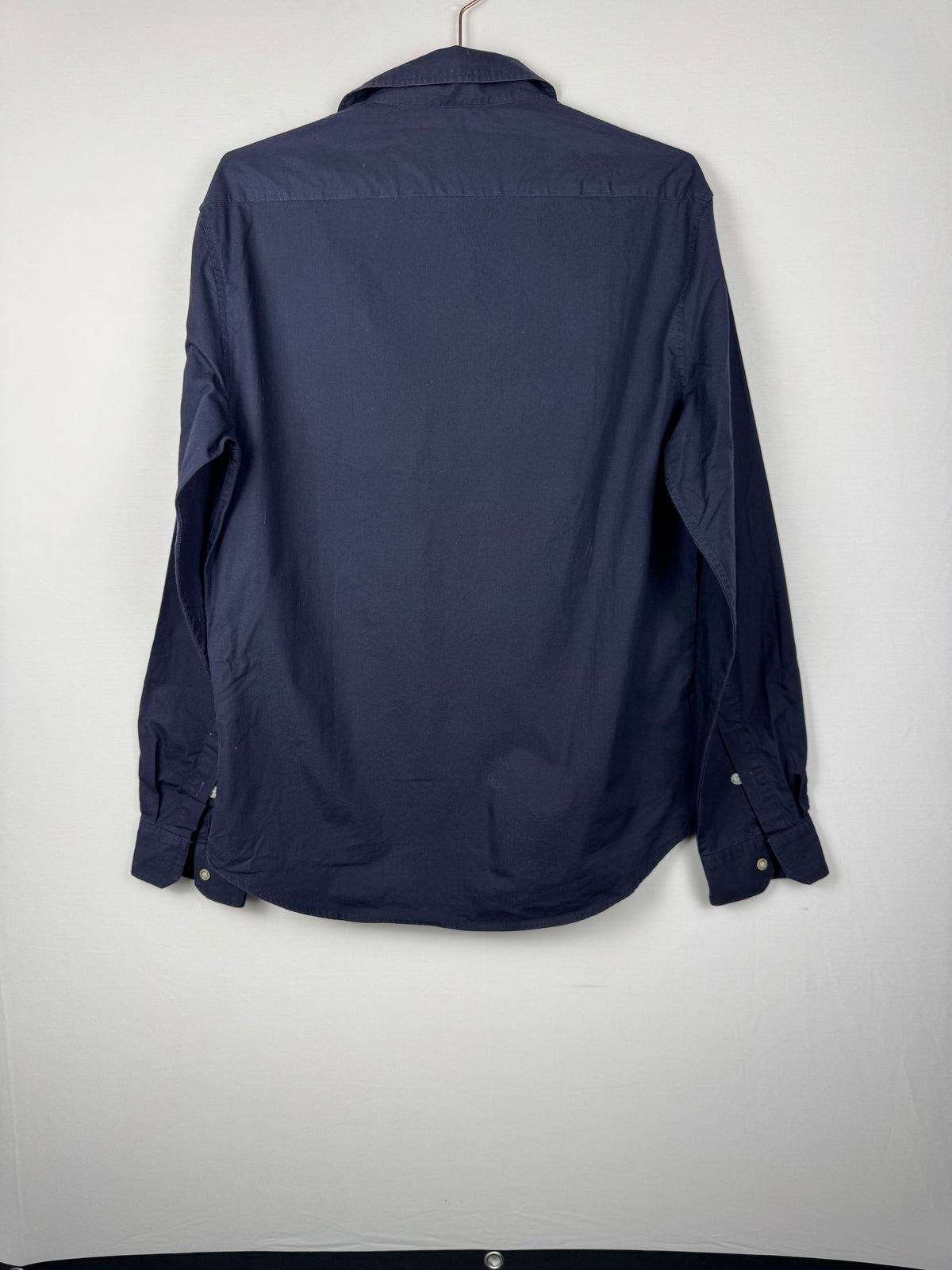 Prada Vintage Navy Blue Linea Rossa Long-Sleeve Shirt