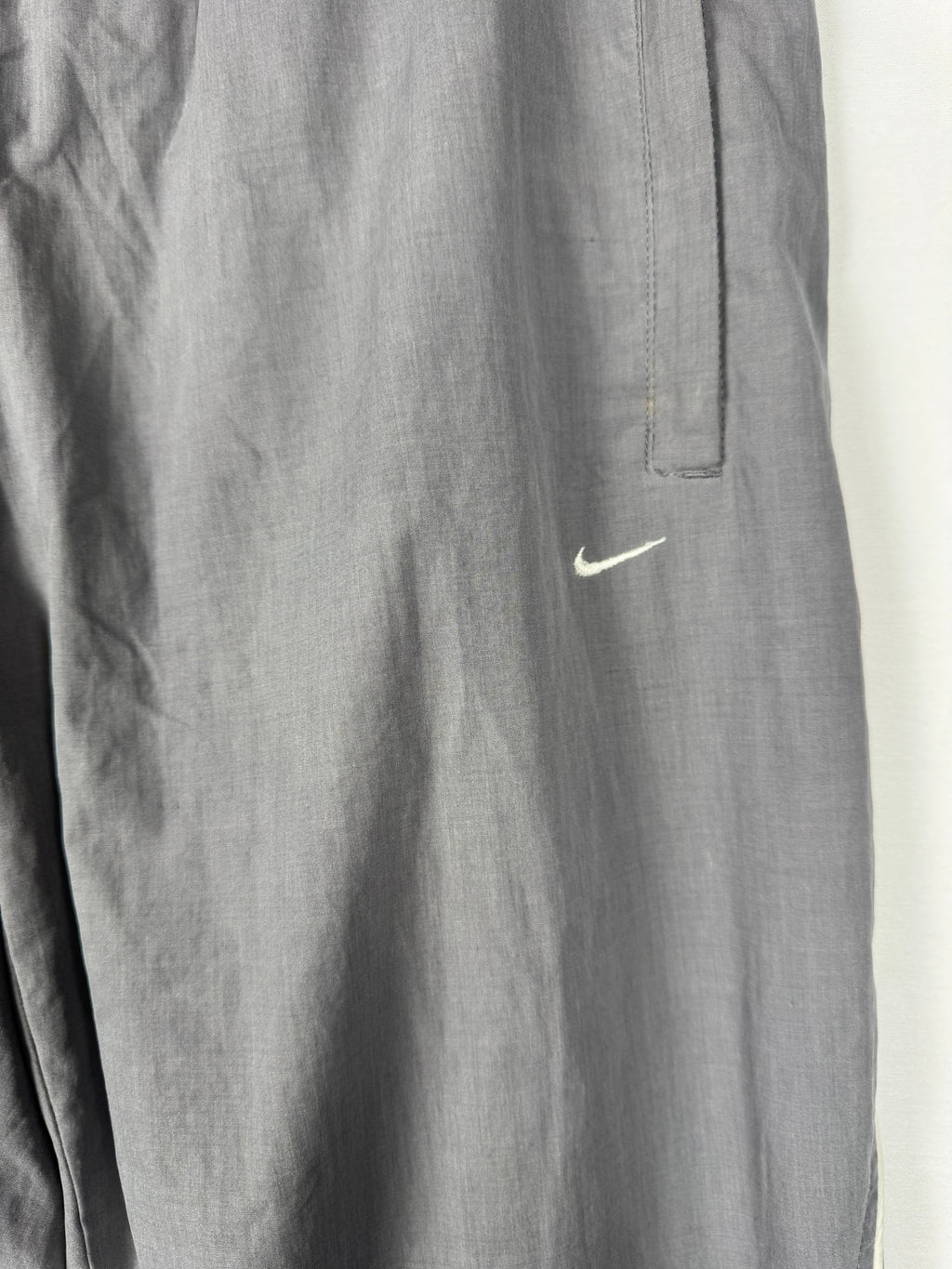 Nike Early 2000s Vintage Grey Track Bottoms