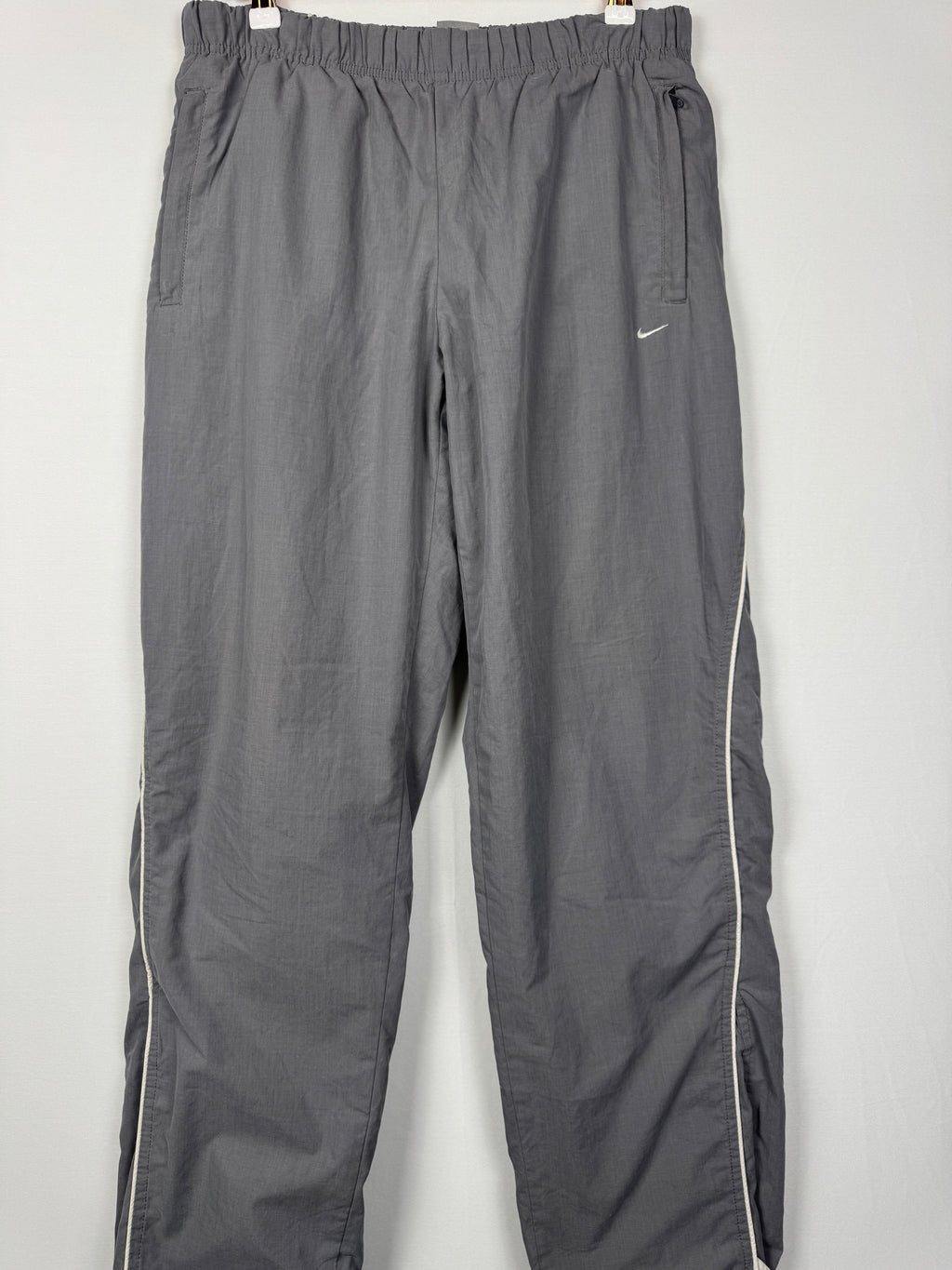 Nike Early 2000s Vintage Grey Track Bottoms