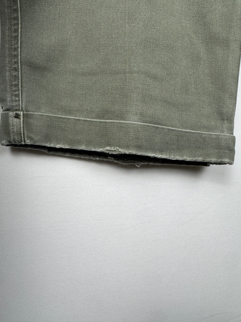 Chaps Ralph Lauren 1990s Vintage Olive Green Pleated Chinos